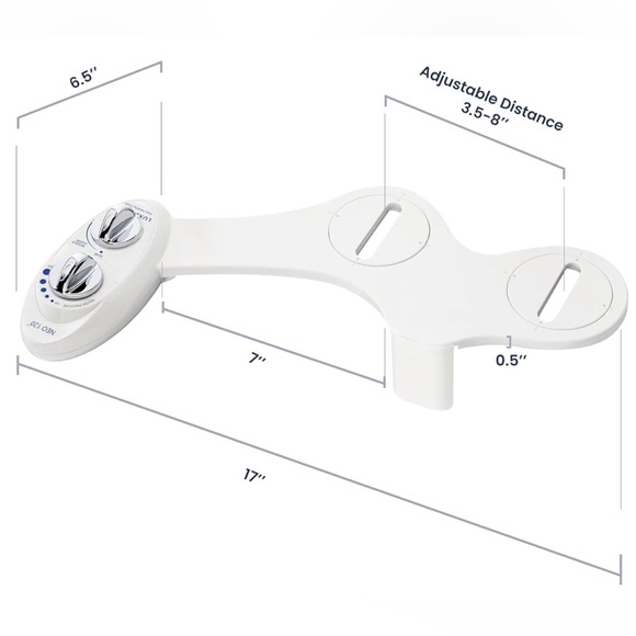 LUXE Bidet NEO 120 Fresh Water Non-Electric Bidet Attachment for Toilet Seat NWT - Picture 5 of 9